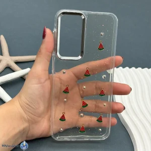 قاب موبایل Galaxy A16,A26,A17 رزینی اکلیلی طلایی مدل هندوانه