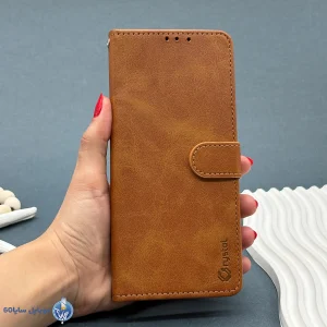 قاب موبایل Xiaomi Redmi 14Cمدل کیف جارکاتی چرمی
