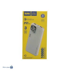 پاوربانک BUKU مدل MG-G123 ظرفیت 10000میلی آمپر ساعت