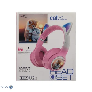 هدفون عروسکی طرح گربه ای مدل AKZ 02E