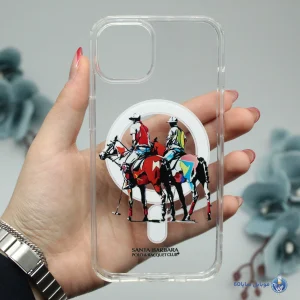 قاب موبایل iphone 13 مدل POLO شفاف مگسیف کد 0100