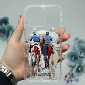 قاب موبایل iphone 16 Pro max مدل POLO شفاف مگسیف کد 0109
