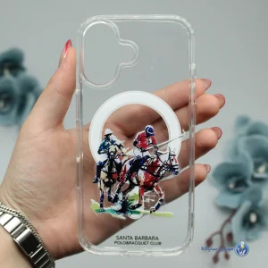 قاب موبایل iphone 17 مدل POLO شفاف مگسیف کد 0115