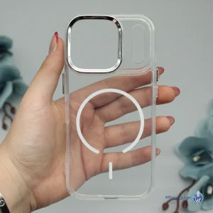 قاب موبایل iphone 17 Pro اپل  مدل شفاف ژله ای طرح مگسیف