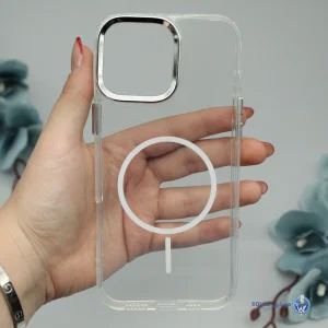 قاب موبایل iphone 16 Promax اپل  مدل شفاف ژله ای طرح مگسیف