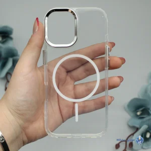 قاب موبایل iphone 16 اپل  مدل شفاف ژله ای طرح مگسیف