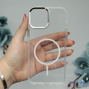 قاب موبایل iphone 15 Promax اپل  مدل شفاف ژله ای طرح مگسیف