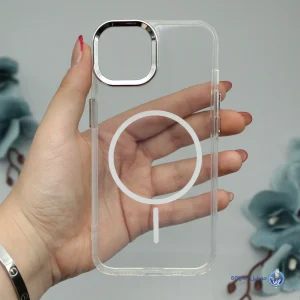 قاب موبایل iphone 13/14 اپل  مدل شفاف ژله ای طرح مگسیف