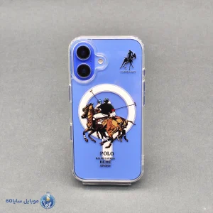 قاب موبایل iphone 16 مدل polo شفاف مگسیف 005