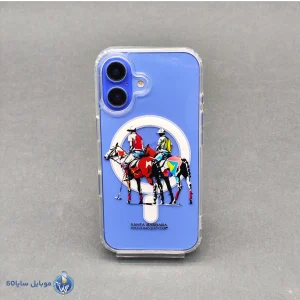 قاب موبایل iphone 16 مدل polo شفاف مگسیف 003