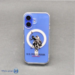 قاب موبایل iphone 16 مدل polo شفاف مگسیف 001