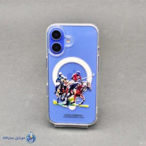 قاب موبایل iphone 16 مدل polo شفاف مگسیف 006