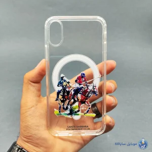 قاب موبایل iphone xs مدل Polo شفاف مگسیف کد 076
