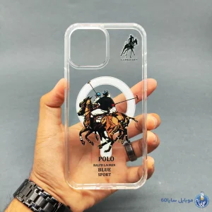قاب موبایل iphone 13 Pro max مدل POLO شفاف مگسیف کد 0102