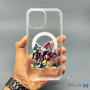 قاب موبایل iphone 13 Pro max مدل POLO شفاف مگسیف کد 0103