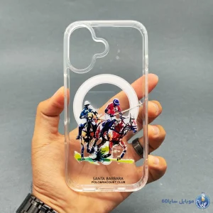 قاب موبایل iphone 17 مدل POLO شفاف مگسیف کد 0115