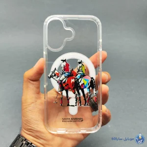 قاب موبایل iphone 17 مدل POLO شفاف مگسیف کد 0113