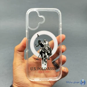 قاب موبایل iphone 17 مدل POLO شفاف مگسیف کد 0112