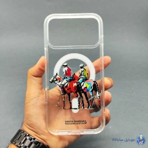 قاب موبایل iphone 17 Pro max مدل POLO شفاف مگسیف کد 0122