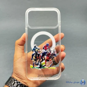 قاب موبایل iphone 17 Pro max مدل POLO شفاف مگسیف کد 0121