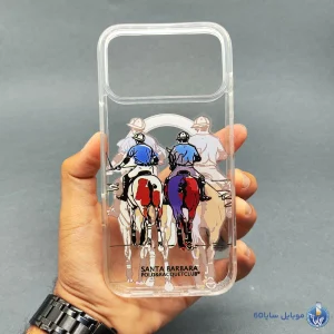 قاب موبایل iphone 17 Pro max مدل POLO شفاف مگسیف کد 0119